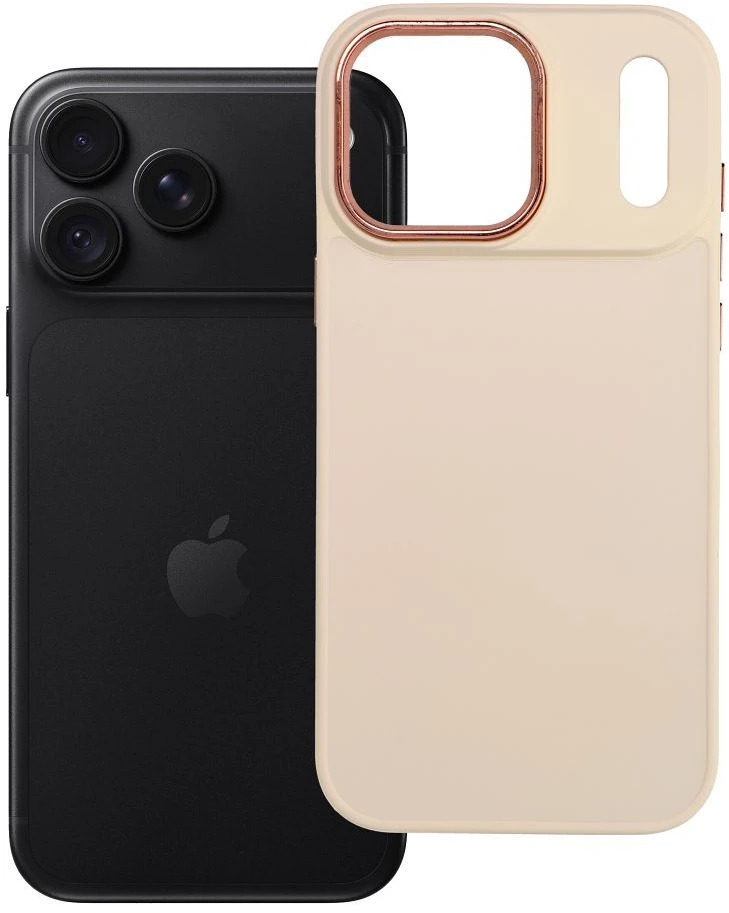 Oem dėklas, skirtas iPhone 18 Pro Max / 17 Pro Max, rėmelis auksinis