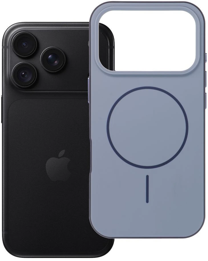 Dėklas iPhone 18 Pro Max / 17 Pro Max Forcell F-Protect Chromatic Premium, suderinamas su MagSafe, mėlynas