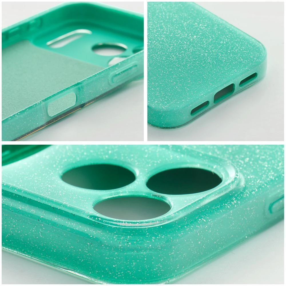 OEM dėklas iPhone 18 Pro Max / 17 Pro Max, permatomas dėklas, 2 mm, Blink mėtų spalvos