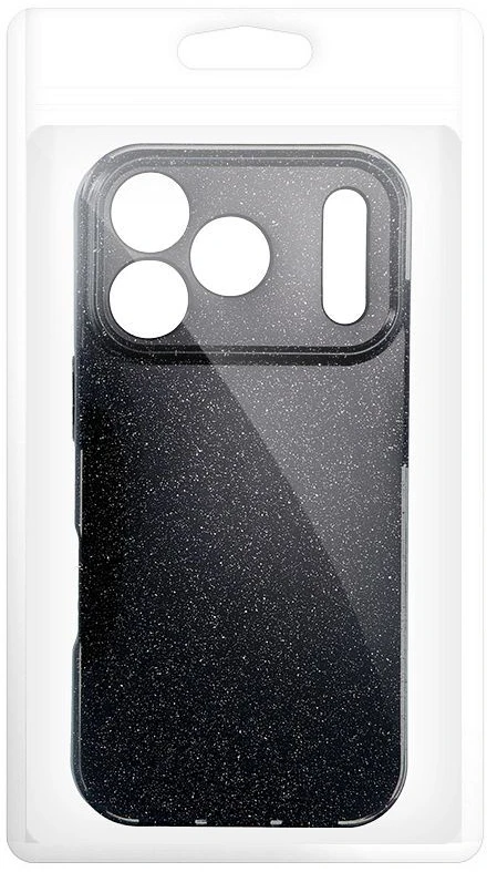 Dėklas Oem Case for iPhone 18 Pro Max / 17 Pro Max Clear Case 2 mm Blink juodas