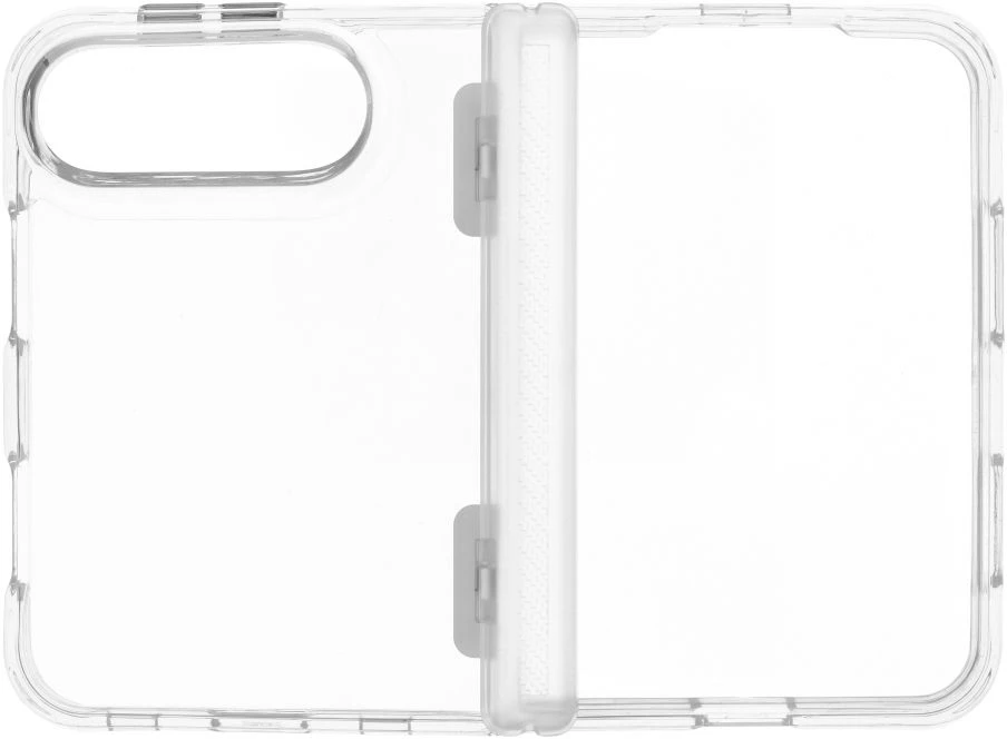 Case for iPhone Duo Forcell F-Protect 4sD-i Clear 2.5 mm Premium Hinge transparent