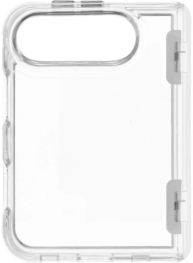 Case for iPhone Duo Forcell F-Protect 4sD-i Clear 2.5 mm Premium Hinge transparent