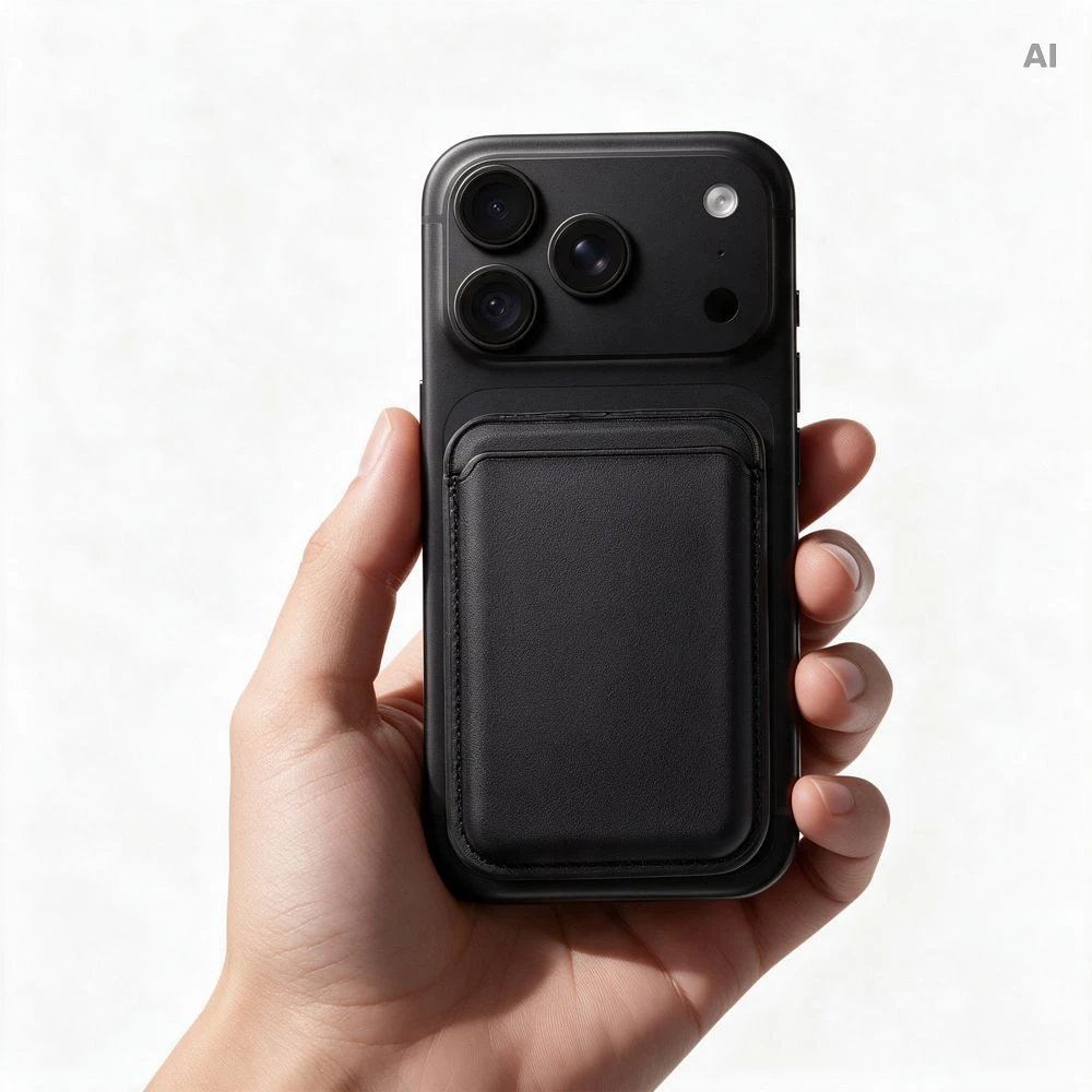 Oem Magnetic Card Holder compatible with MagSafe MagWallet juodas