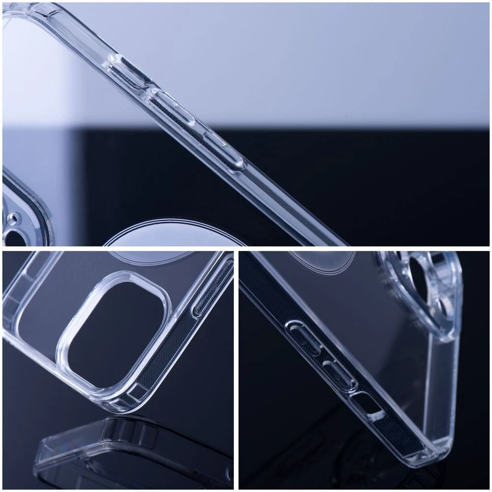 Dėklas Oem Case for Motorola Edge 70 Fusion Clear Mag Cover (MID) compatible su MagSafe transparent