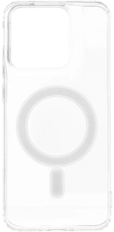 Oem dėklas, skirtas „Motorola Edge 70 Fusion", skaidrus, su magnetiniu žiedu (MID), suderinamas su MagSafe