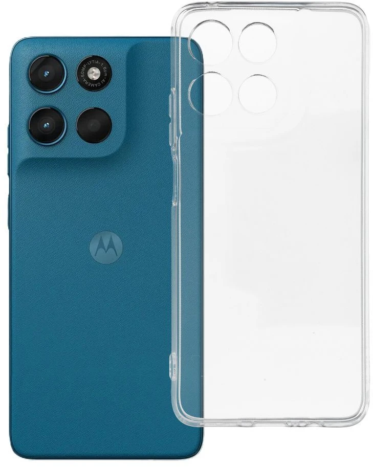 Oem dėklas, skirtas Motorola G57 / G57 Power, skaidrus dėklas 2 mm (kameros apsauga)