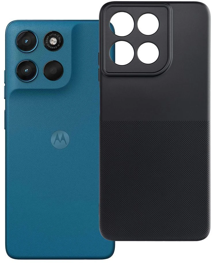 Oem dėklas, skirtas Motorola G57 / G57 Power Easy Dual, juodas