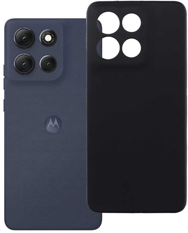 Dėklas Oem Case for Motorola G86 5G Silicone 2mm (camera protection) juodas