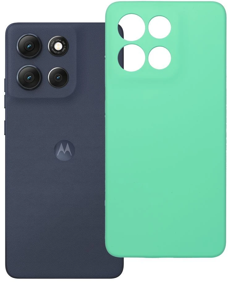 OEM dėklas Motorola G86 5G silikoniniam 2 mm dėklui (apsauginei kamerai), mėtinis