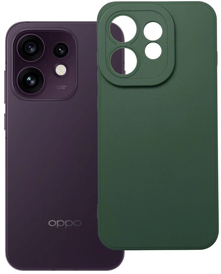 Dėklas Oem Case for Oppo Reno 16 5G Matt 2.0 dark žalias