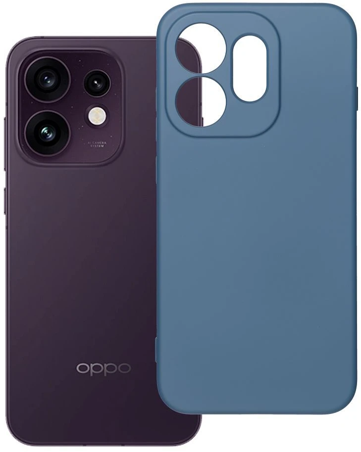Dėklas Oem Case for Oppo Reno 16 5G Silicone mėlynas