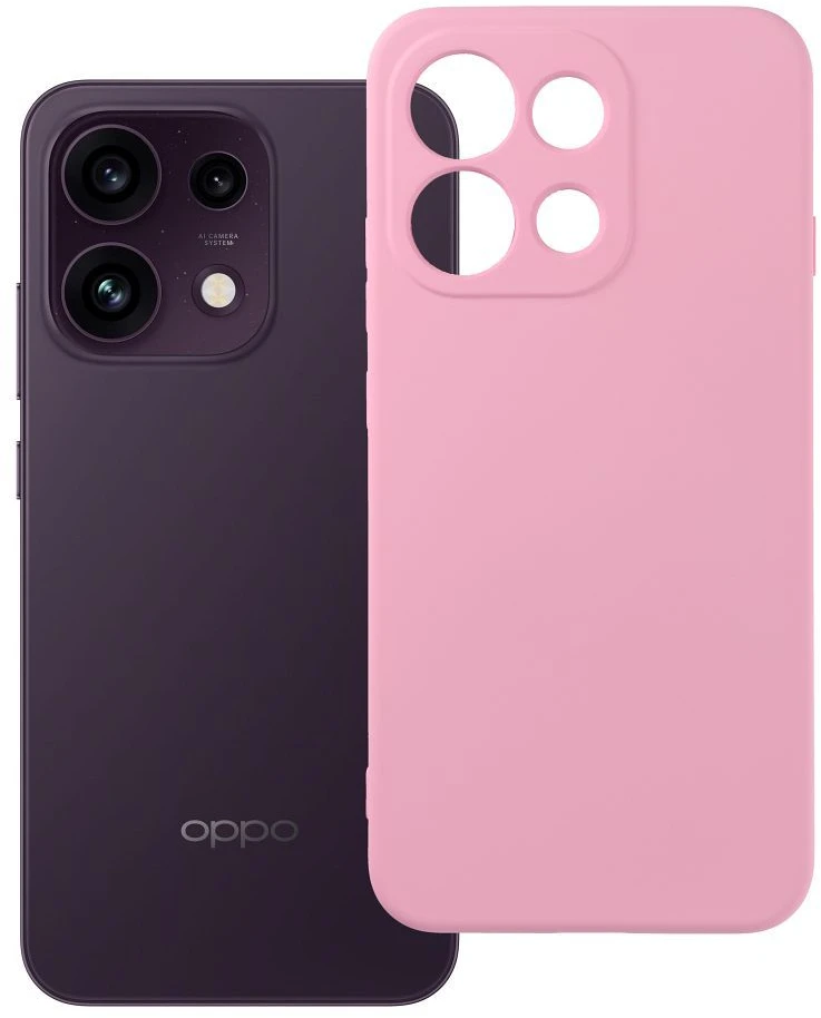 Dėklas Oem Case for Oppo Reno 16 F 5G / 16 FS 5G Silicone powder pink