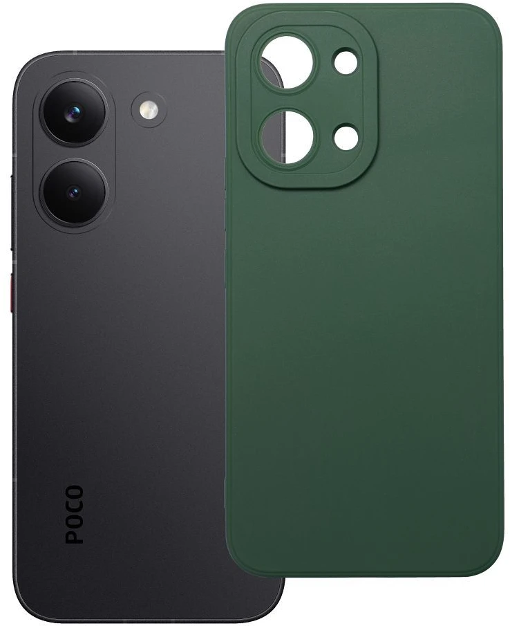Dėklas Oem Case for Poco X8 Pro Max 5G Matt 2.0 dark žalias