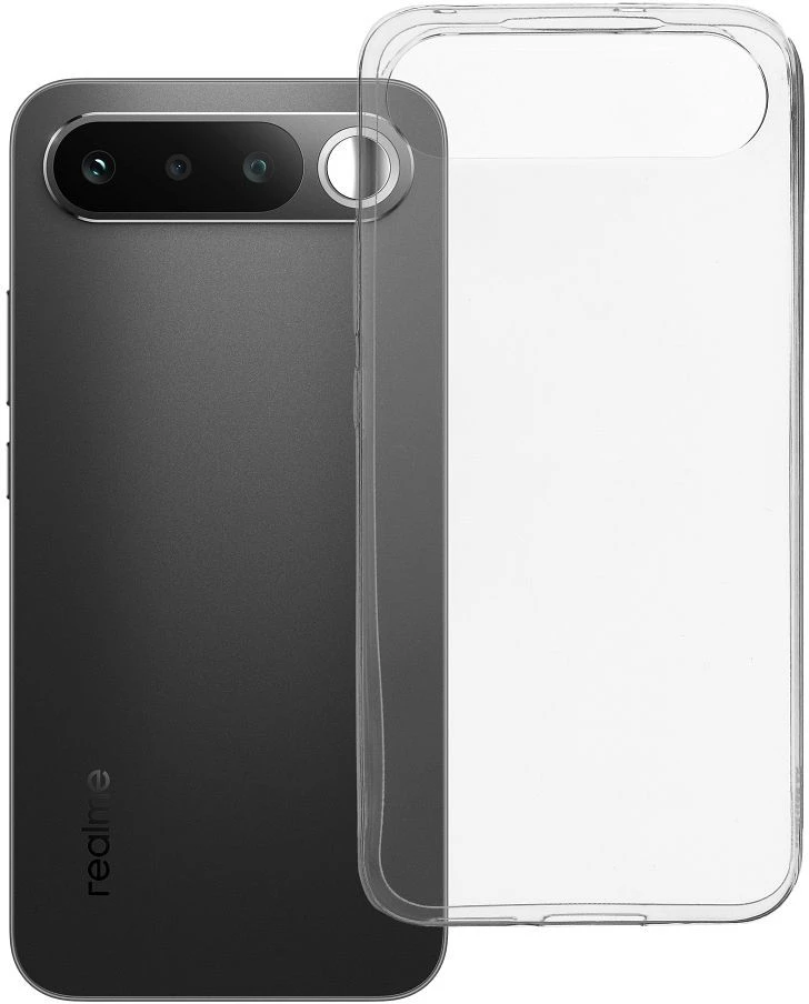 Realme 16 5G galinis dėklas itin plonas, 0,5 mm, skaidrus