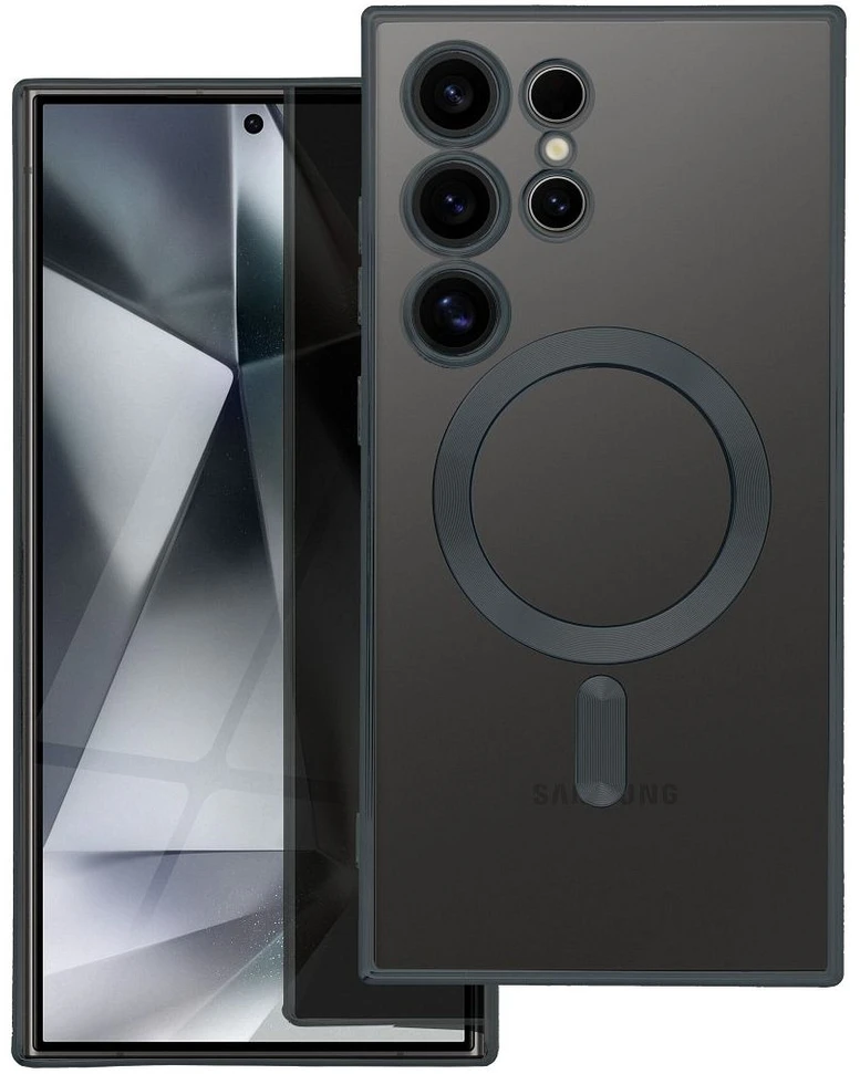 Oem Dėklas na Samsung A08 Electro Mag Cover zgodne su MagSafe juoda