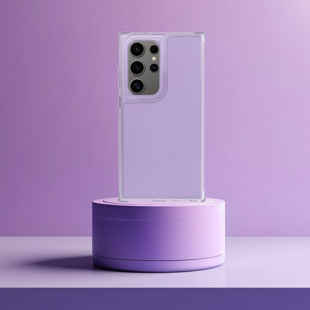 Oem Dėklas Samsung A07 / A08 Matrix šviesiai violetinis