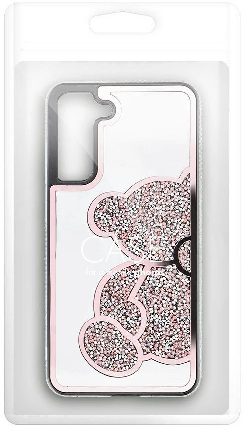 Oem Dėklas na Samsung A07 / A08 Teddy Bear rožinė