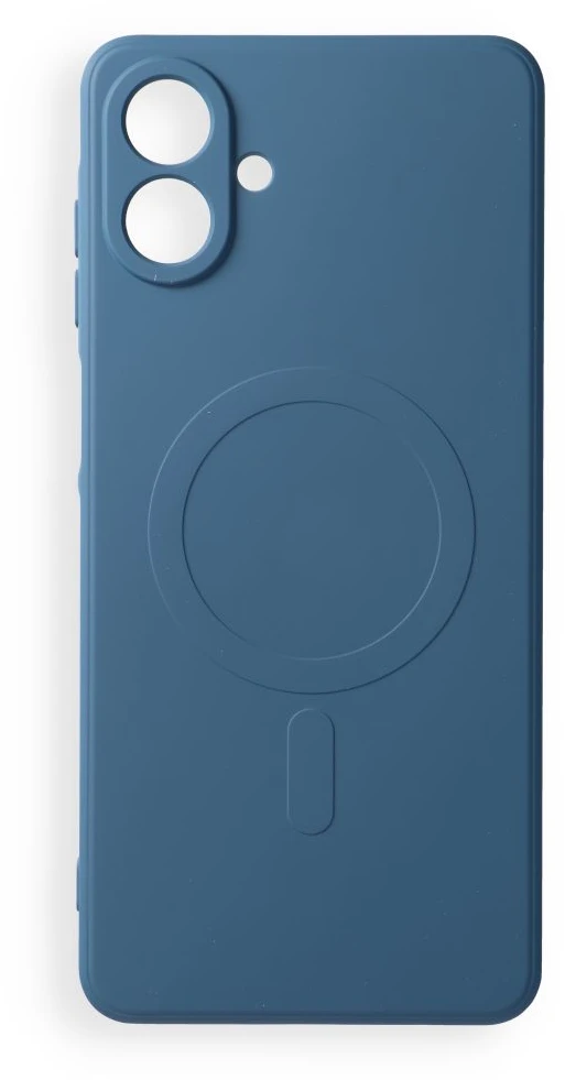 Oem „Dėklas Samsung A08 Silicone Mag Cover suderinamas su MagSafe (kameros apsauga) mėlynas“