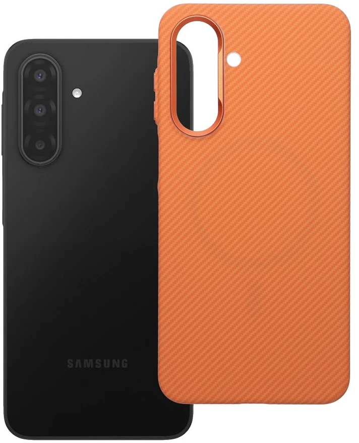 Oem Dėklas na Samsung A17 / A18 K-Look zgodne su MagSafe oranžinė