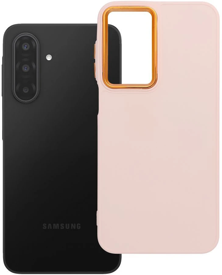 Oem „FRAME“ dėklas, skirtas „SAMSUNG A17“, rausvos spalvos