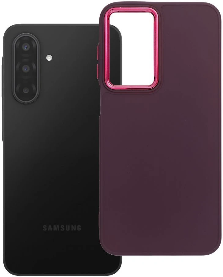 Oem Dėklas na Samsung A17 / A18 Frame violetinė