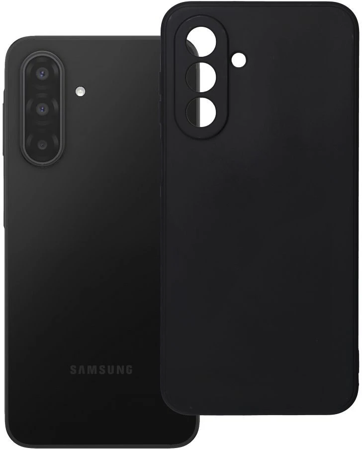 Oem MINKŠTAS dėklas SAMSUNG A17 telefonui, juodas