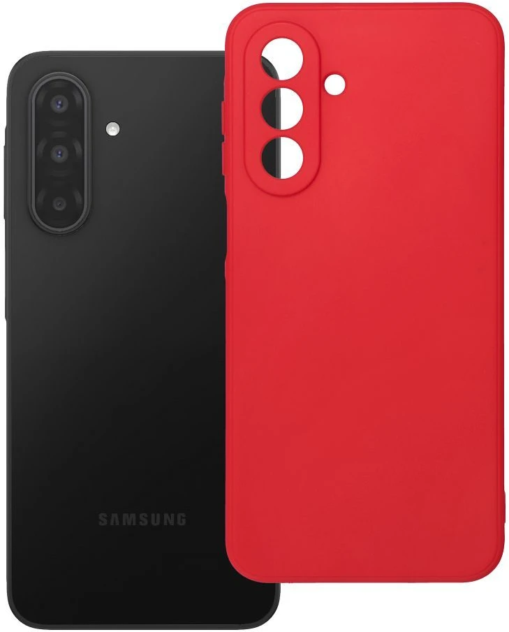 Oem MINKŠTAS dėklas SAMSUNG A17 raudonas