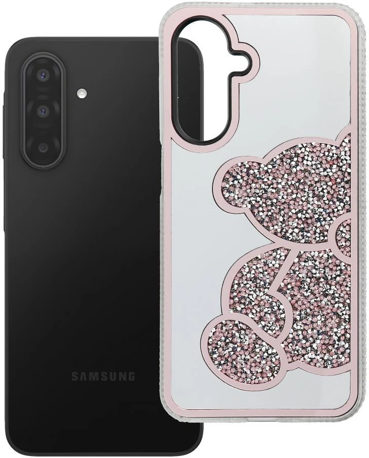 Oem MEŠKIUKO DĖKLAS SAMSUNG A17 rožinis