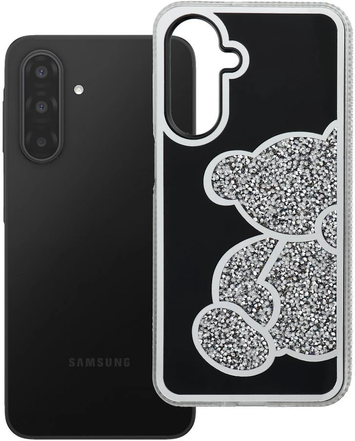 Oem MEŠKIUKO DĖKLAS SAMSUNG A17 telefonui, sidabrinis