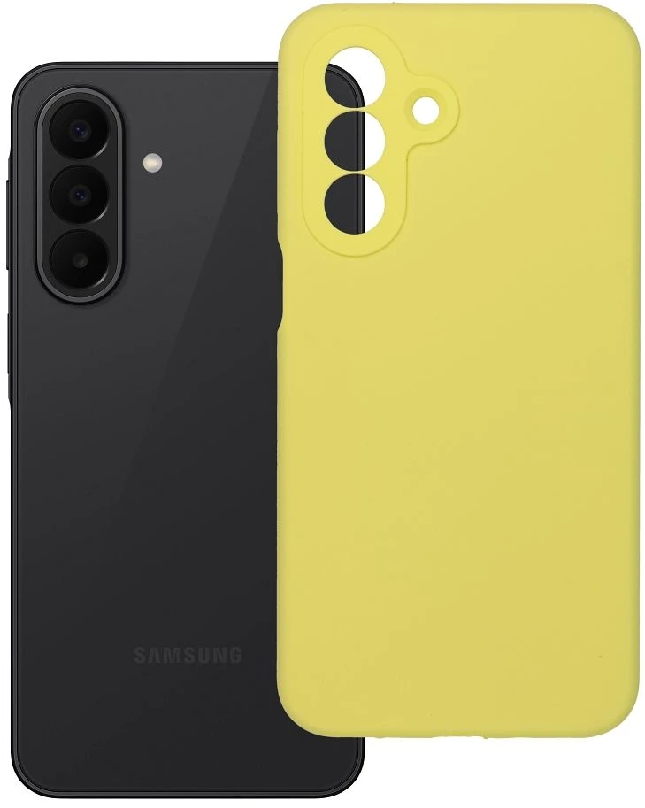 Oem Dėklas na Samsung A27 5G Silicone 2mm (camera protection) geltona