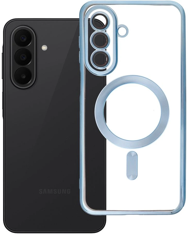 Oem Dėklas na Samsung A27 Electro Mag Cover zgodne su MagSafe mėlyna