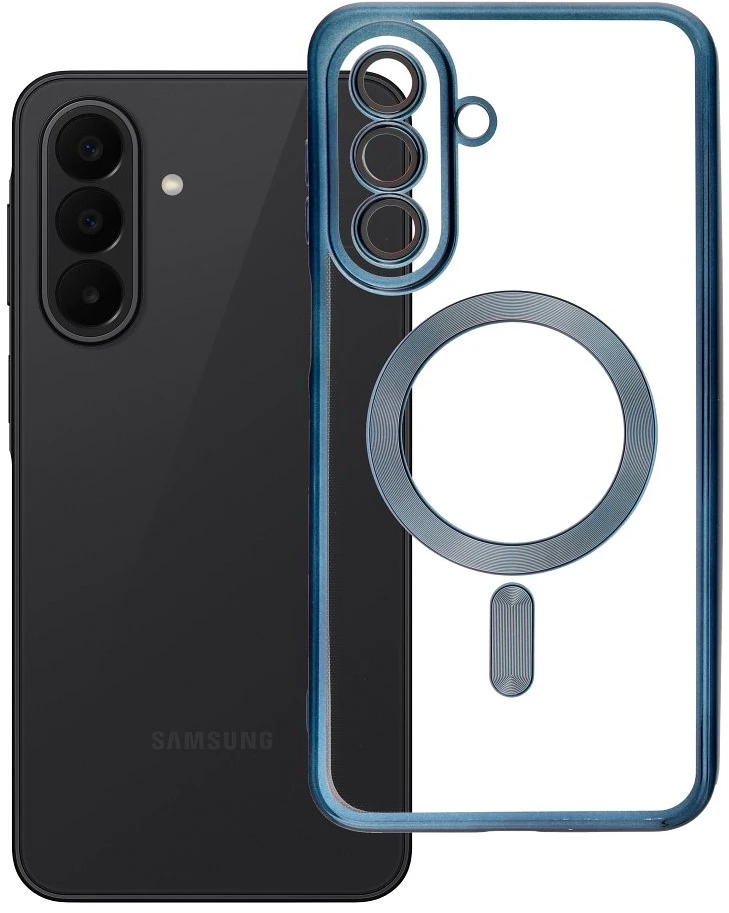 Oem Dėklas na Samsung A27 Electro Mag Cover zgodne su MagSafe titano mėlyna