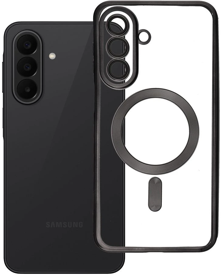 Oem Dėklas na Samsung A27 Electro Mag Cover zgodne su MagSafe juoda
