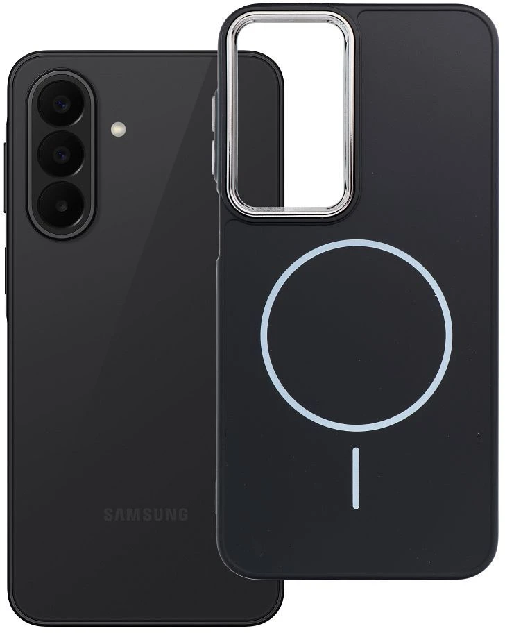 Oem Dėklas na Samsung A27 Frame Mag Cover zgodne su MagSafe juoda