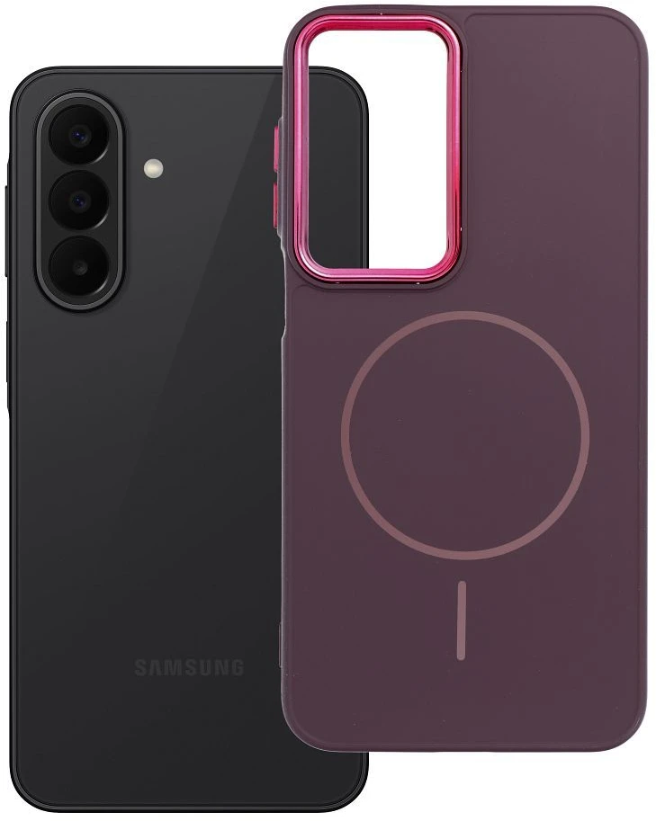 Oem Dėklas na Samsung A27 Frame Mag Cover zgodne su MagSafe violetinė