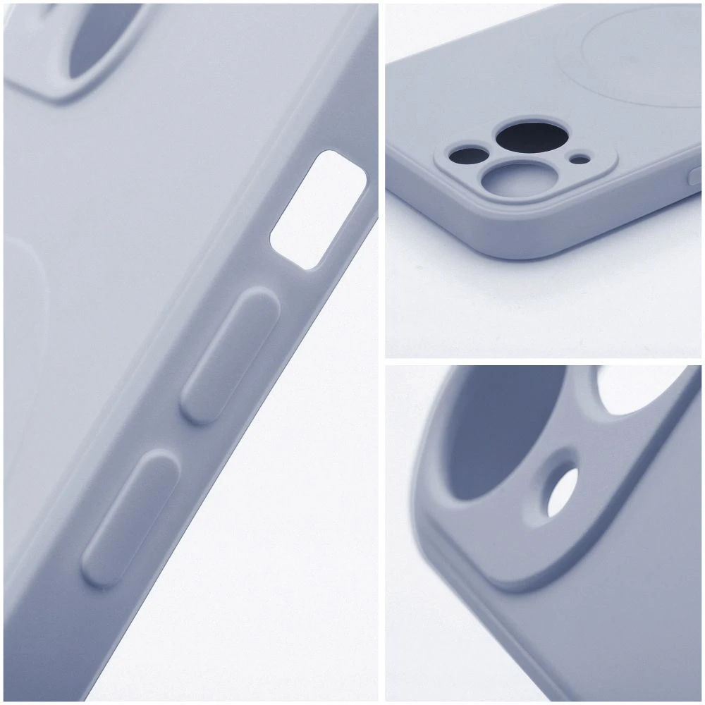 Oem Dėklas na Samsung A27 Silicone Mag Cover zgodne su MagSafe (camera protection) jasnoniebieskie