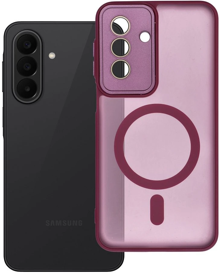 Oem Dėklas na Samsung A27 Variete Mag Cover zgodne su MagSafe violetinė