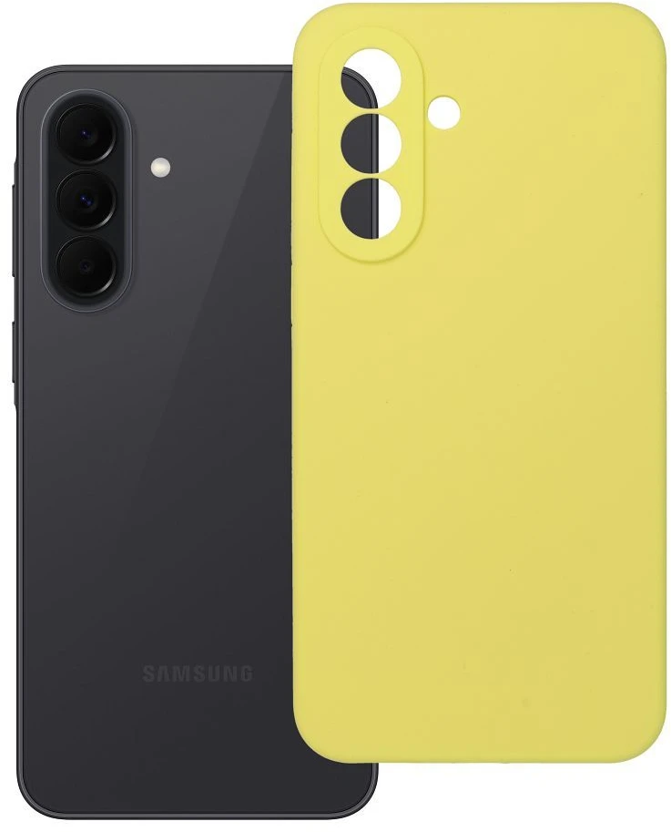 Oem Dėklas na Samsung A37 5G Silicone 2mm (camera protection) zółte