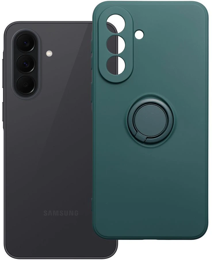 Oem Dėklas na Samsung A37 5G Silicone Ring žalia