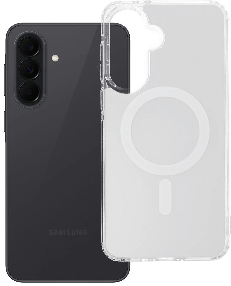 Oem Atkreipkite dėmesį, kad „Samsung A37 Clear Fusion Mag Cover“ dėklas suderinamas su „MagSafe“ dėklu.