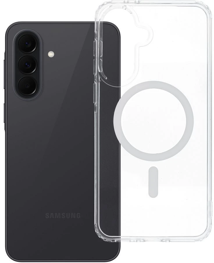 Dėklas Oem „Samsung A37 Drop Glue“ spalvoto žiedo formos „MagSafe“ dėklo aprašymas