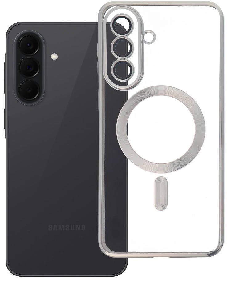 Oem Dėklas na Samsung A37 Electro Mag Cover zgodne su MagSafe tytanowe