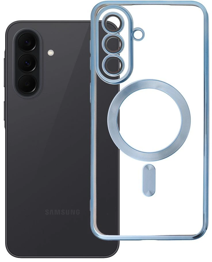 Oem Dėklas na Samsung A37 Electro Mag Cover zgodne su MagSafe mėlyna