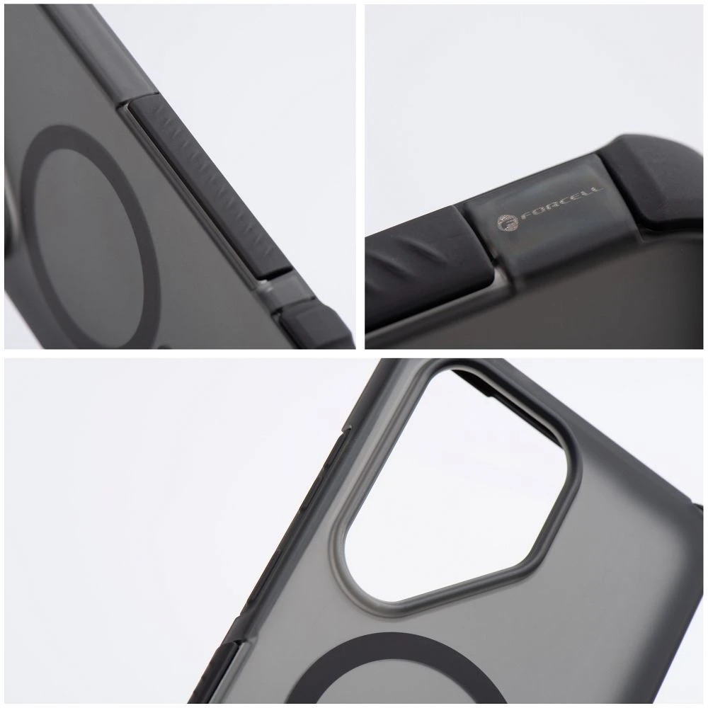 Dėklas na Samsung A37 Forcell F-Protect BumperX Premium zgodne su MagSafe juoda 0INT