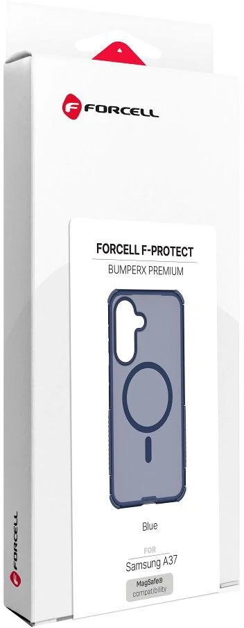 Dėklas na Samsung A37 Forcell F-Protect BumperX Premium zgodne su MagSafe tamsiai mėlyna 0INT