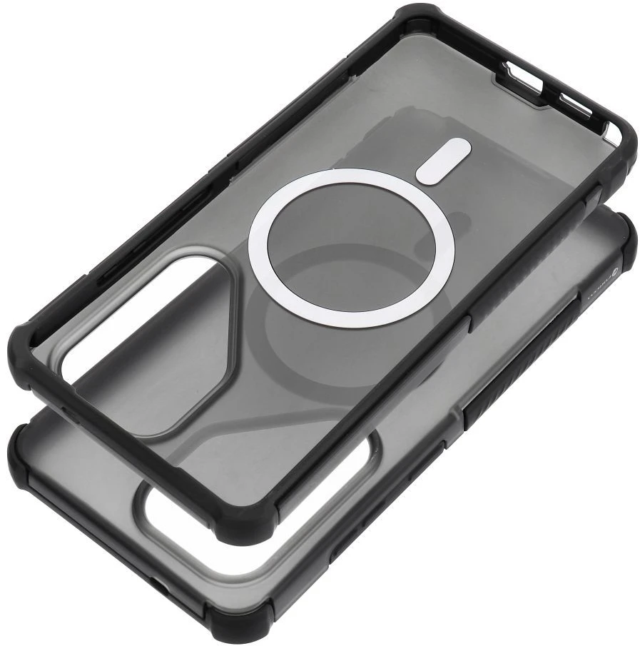 Dėklas na Samsung A37 Forcell F-Protect BumperX Premium zgodne su MagSafe juoda 0INT