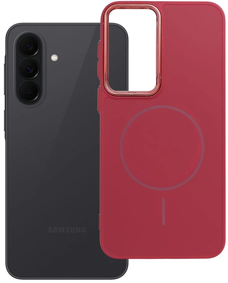Oem Dėklas na Samsung A37 Frame Mag Cover zgodne su MagSafe magenta