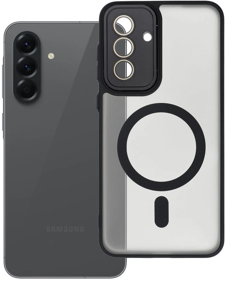 Oem VARIETE MAG COVER dėklas suderinamas su MagSafe skirtas Samsung Galaxy A56 juodos spalvos