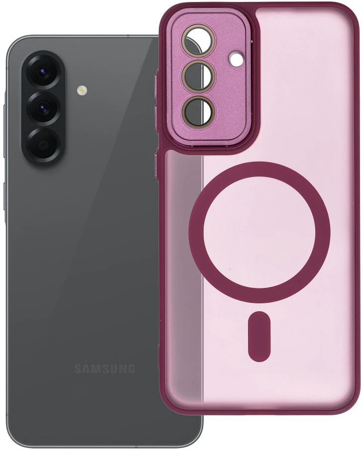 Oem VARIETE MAG COVER dėklas suderinamas su MagSafe skirtas Samsung Galaxy A56 violetinės spalvos