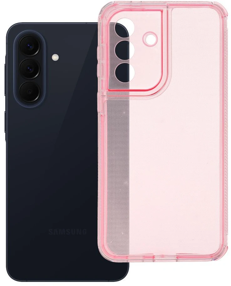 Oem 4Kom MATRIX CLEAR dėklas, skirtas SAMSUNG A57 5G, rausvos spalvos